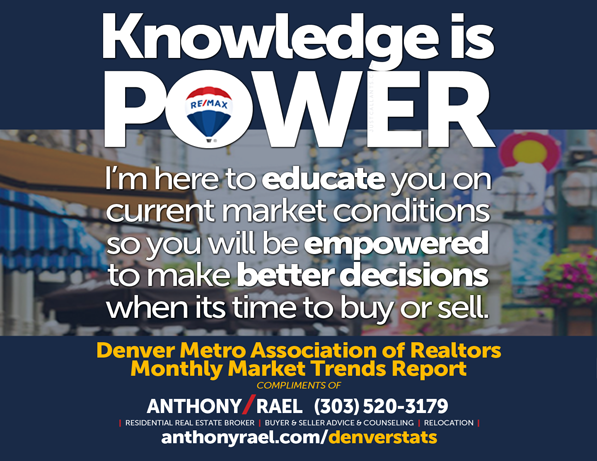 Knowledge is Power. Denver CO REMAX Agent Anthony Rael will help educate you on current real estate market conditions so you can make better decisions. Just Call Ants